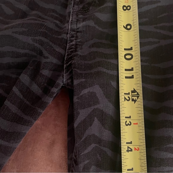 Zara Zebra / Animal Print Premium Denim Skinny High Rise Ankle Jeans - Picture 10 of 12